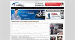 Desktop Screenshot of desatascos-madrid.com